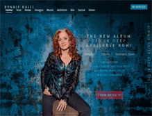 Tablet Screenshot of bonnieraitt.com